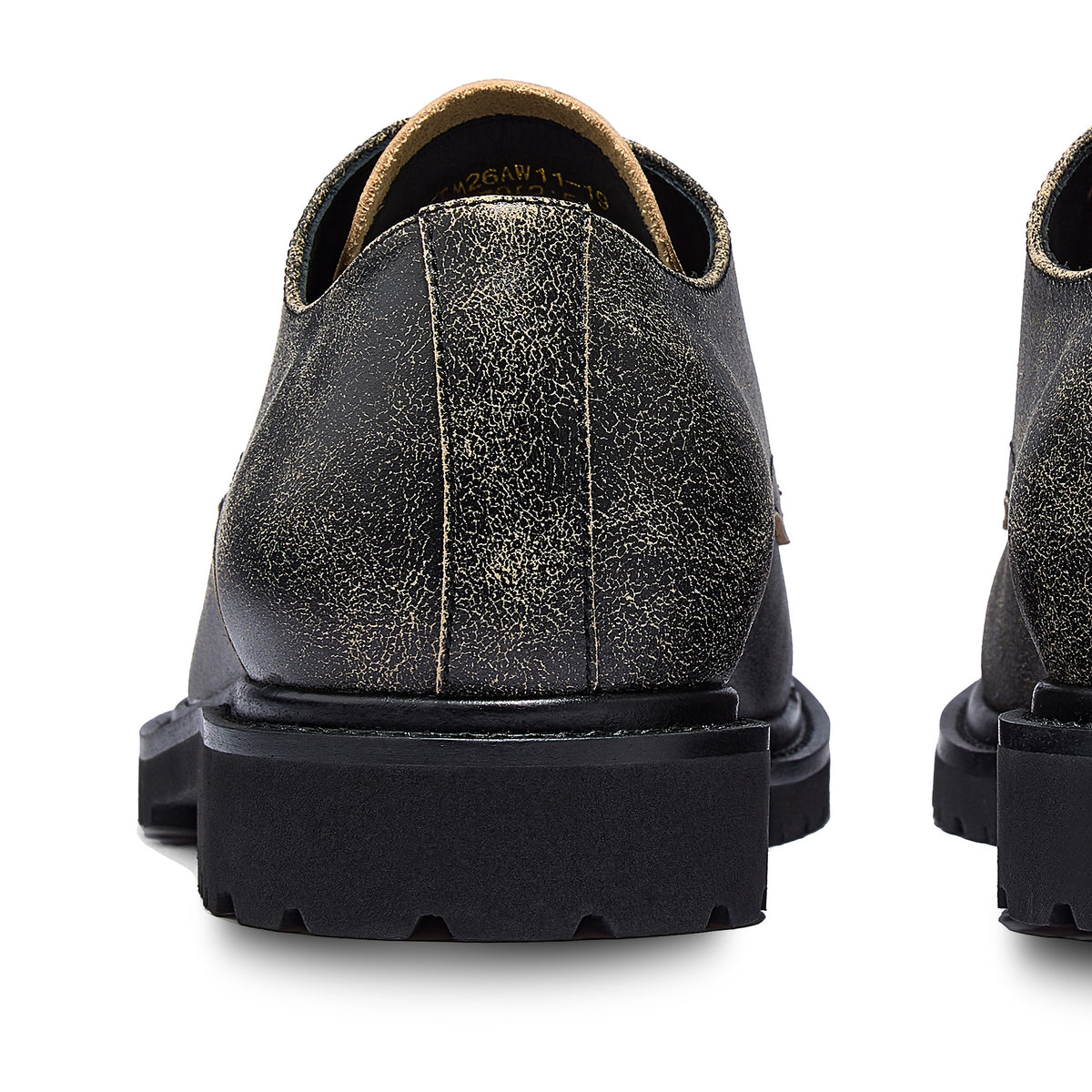 PEKIOMEN SHELL DERBY CARBON BLACK