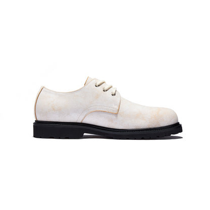 PEKIOMEN SHELL DERBY CHALK WHITE