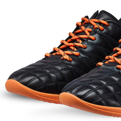 PEKIOMEN QUILT LOW BLACK/ORANGE